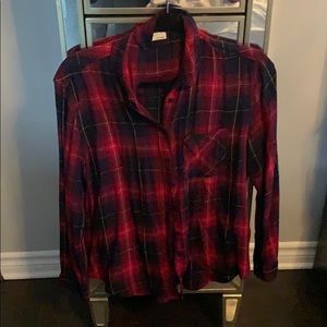 Plaid blouse